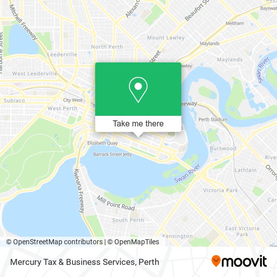 Mercury Tax & Business Services map