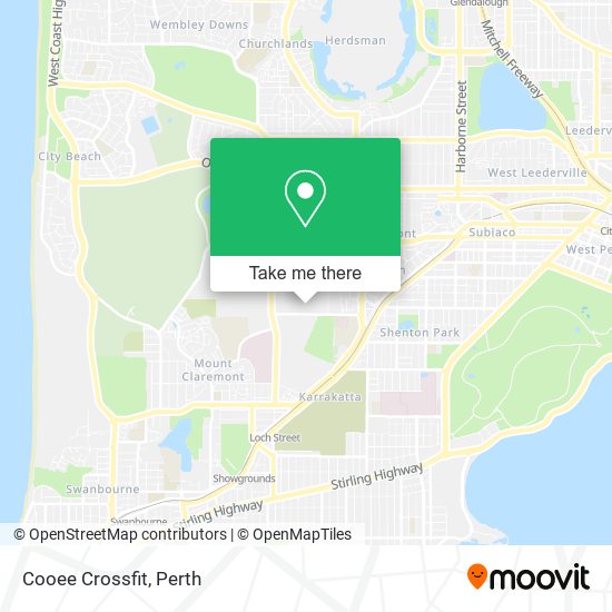 Cooee Crossfit map