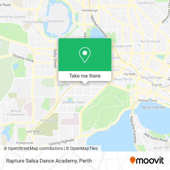 Rapture Salsa Dance Academy map