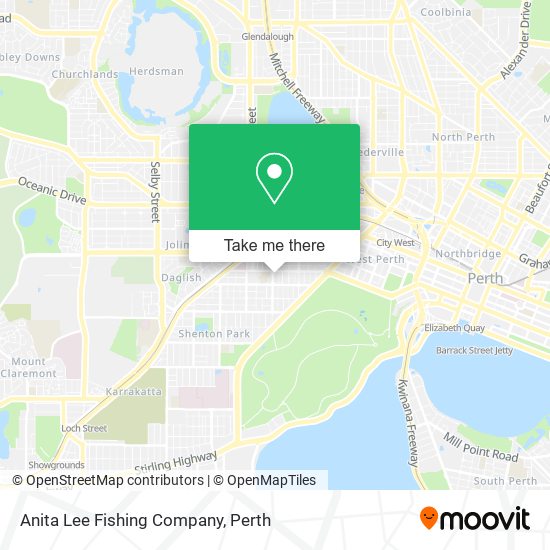 Anita Lee Fishing Company map