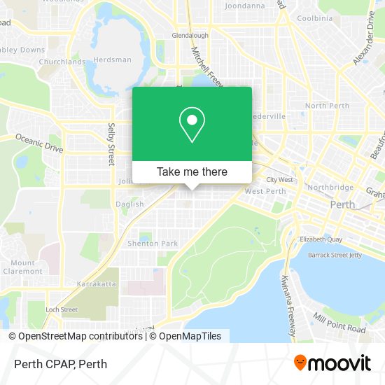 Perth CPAP map
