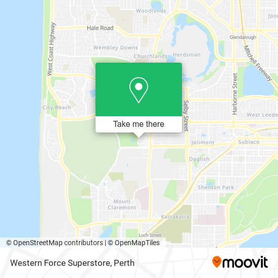 Western Force Superstore map