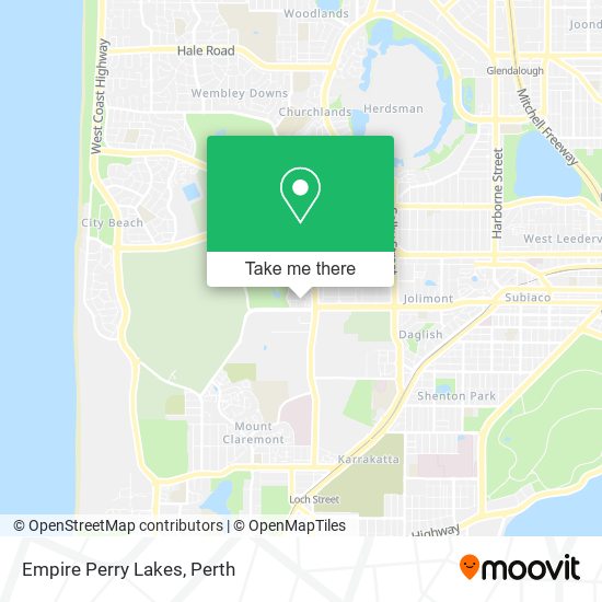 Empire Perry Lakes map