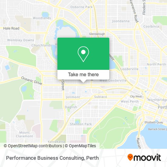 Performance Business Consulting map