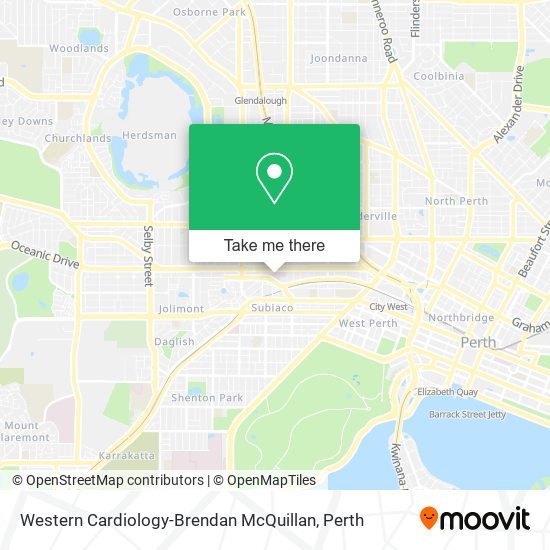 Western Cardiology-Brendan McQuillan map