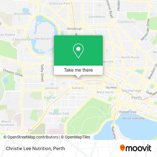 Christie Lee Nutrition map