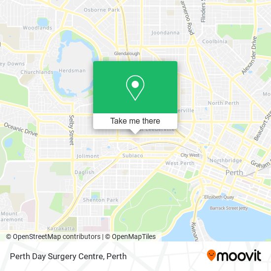 Perth Day Surgery Centre map