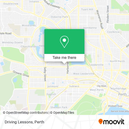 Driving Lessons map