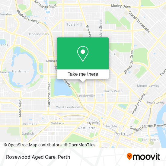 Rosewood Aged Care map