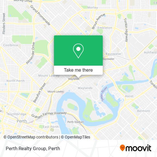 Mapa Perth Realty Group