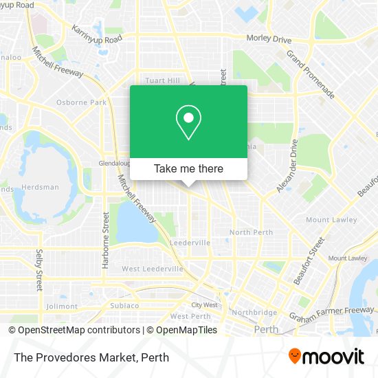 The Provedores Market map