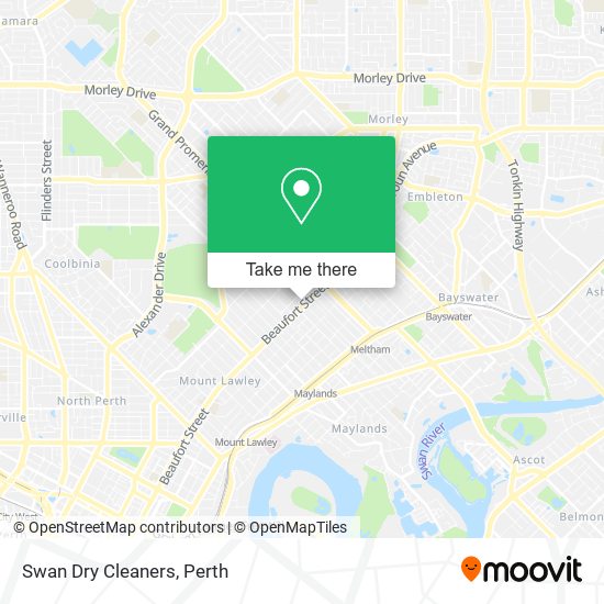 Swan Dry Cleaners map