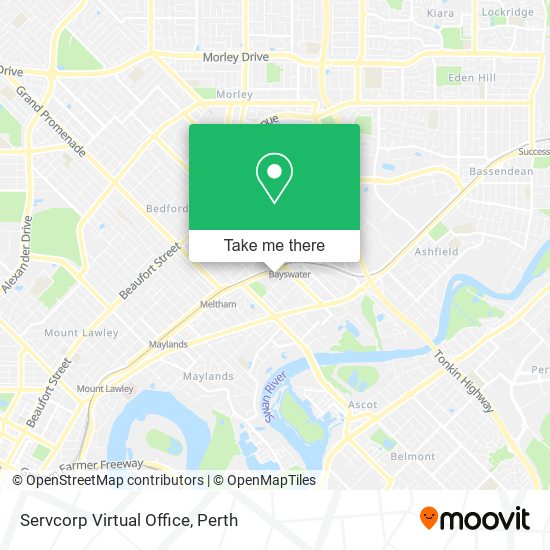 Servcorp Virtual Office map