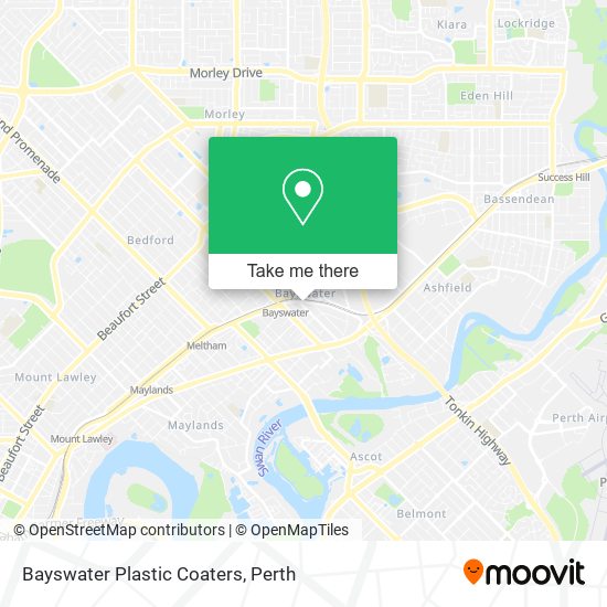 Mapa Bayswater Plastic Coaters