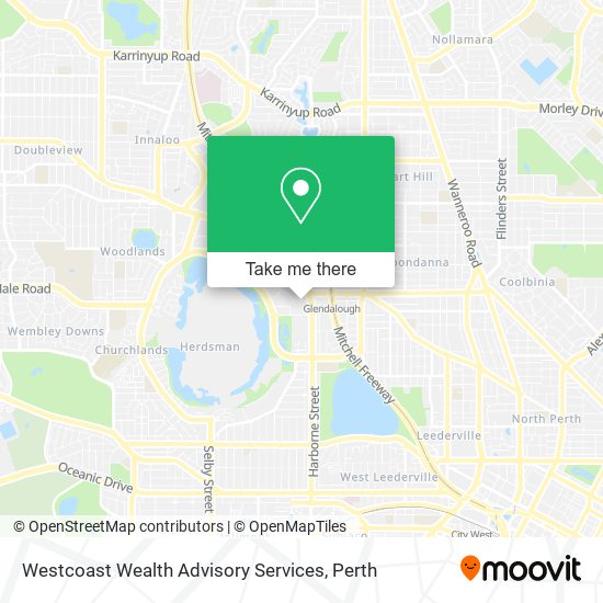 Westcoast Wealth Advisory Services map