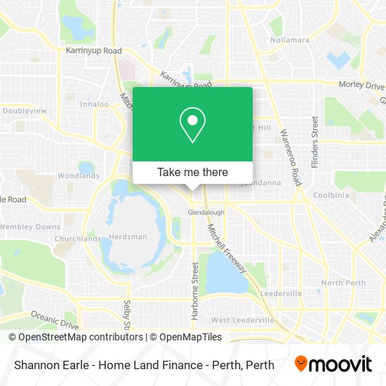 Mapa Shannon Earle - Home Land Finance - Perth