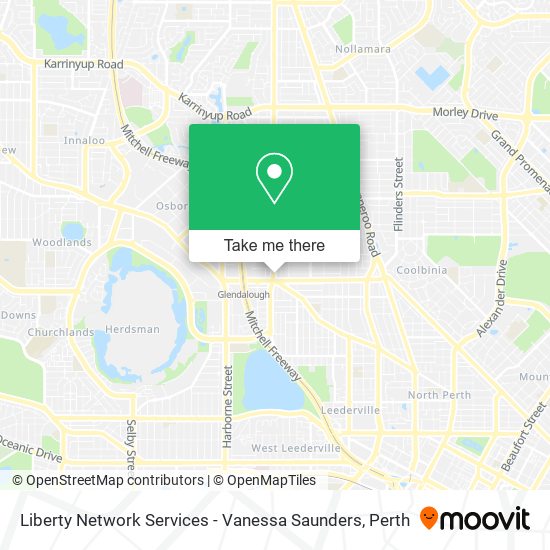 Liberty Network Services - Vanessa Saunders map