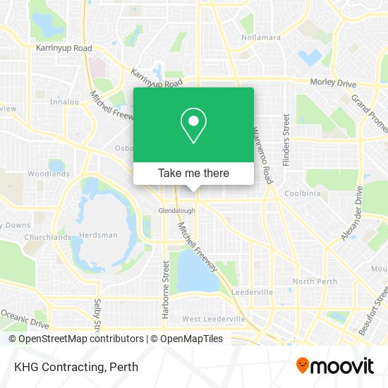 KHG Contracting map