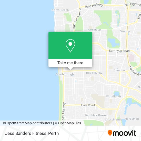 Jess Sanders Fitness map