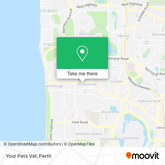 Your Pets Vet map