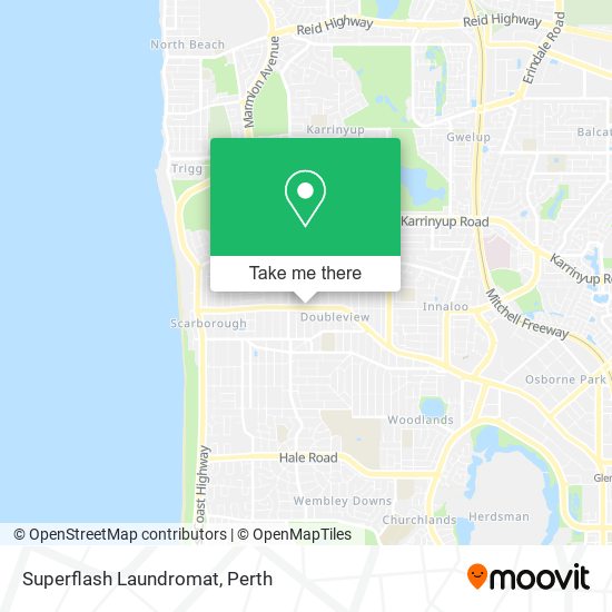 Superflash Laundromat map