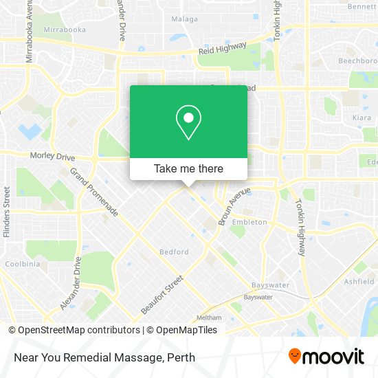 Near You Remedial Massage map
