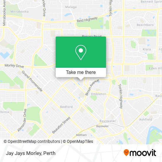 Mapa Jay Jays Morley