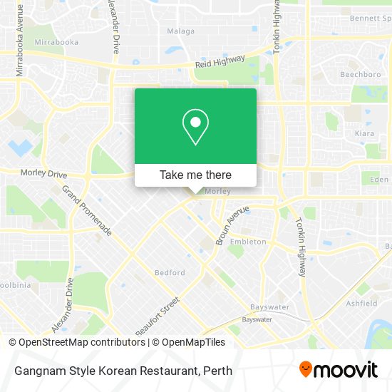 Gangnam Style Korean Restaurant map