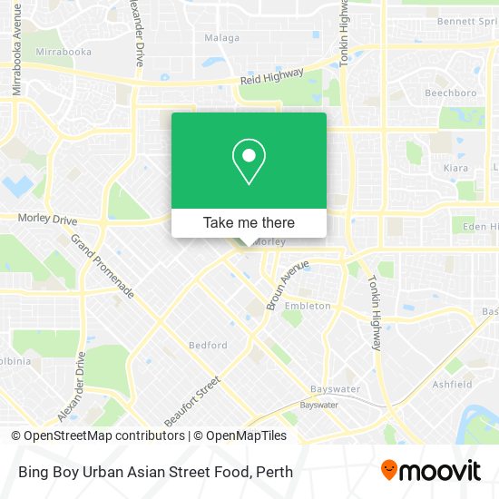 Mapa Bing Boy Urban Asian Street Food