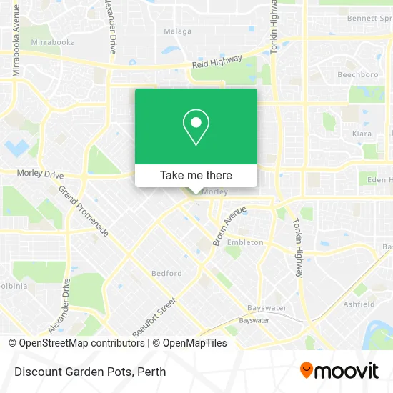 Mapa Discount Garden Pots