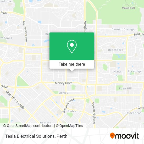 Tesla Electrical Solutions map