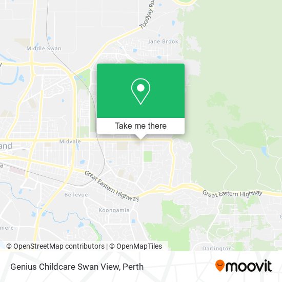 Mapa Genius Childcare Swan View