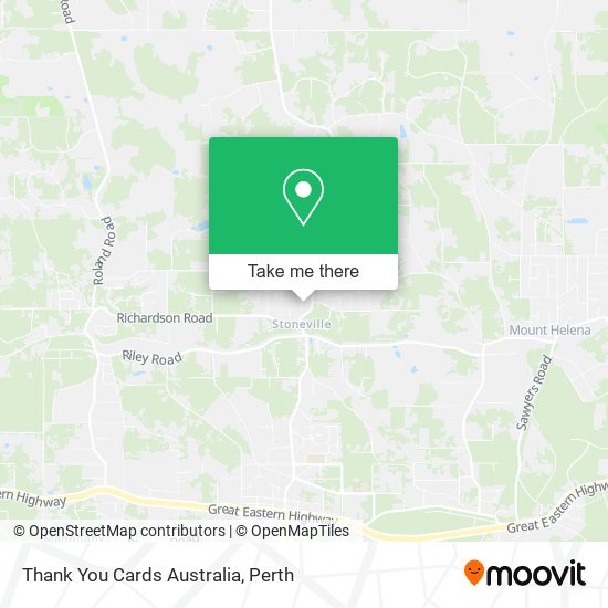 Thank You Cards Australia map