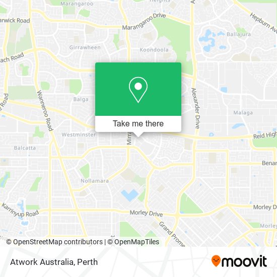 Atwork Australia map