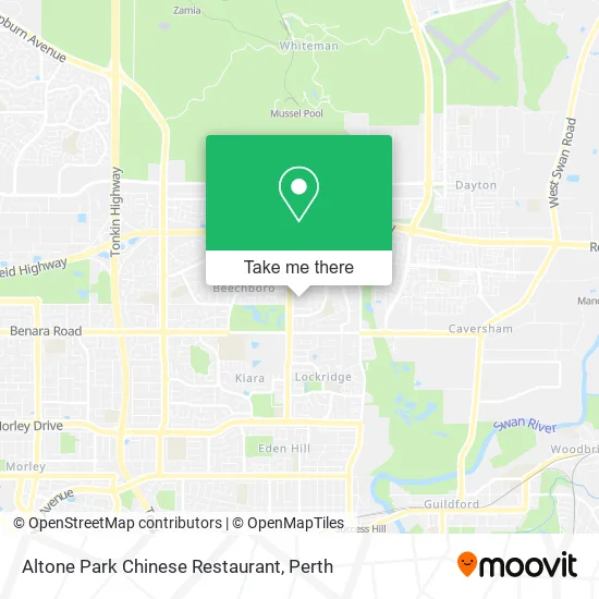 Altone Park Chinese Restaurant map