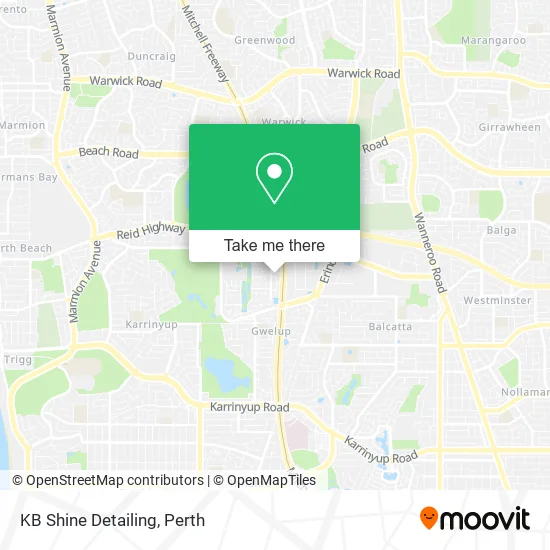 KB Shine Detailing map