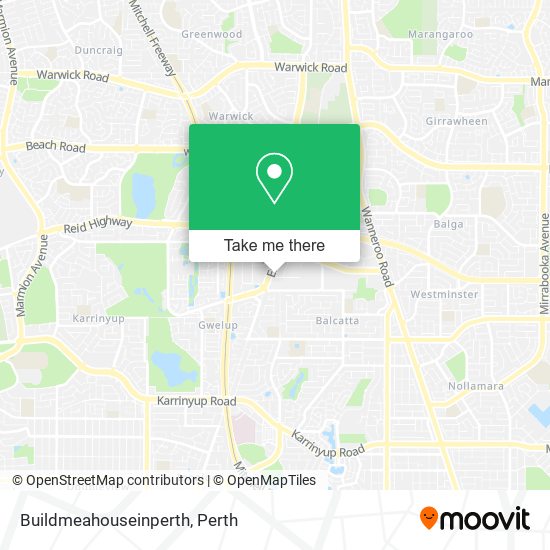 Buildmeahouseinperth map