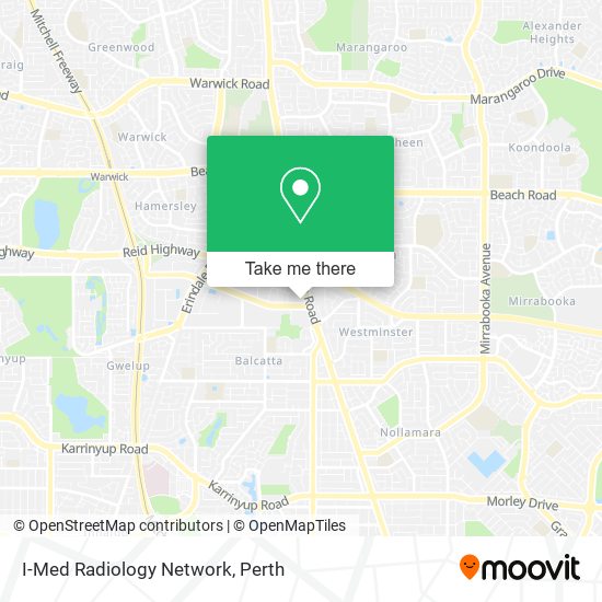 I-Med Radiology Network map