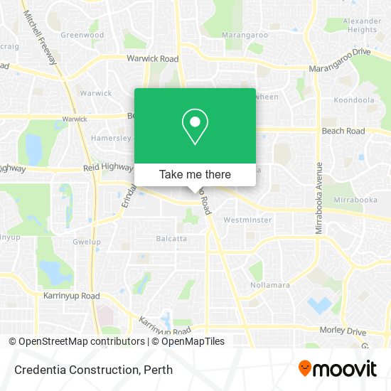 Credentia Construction map