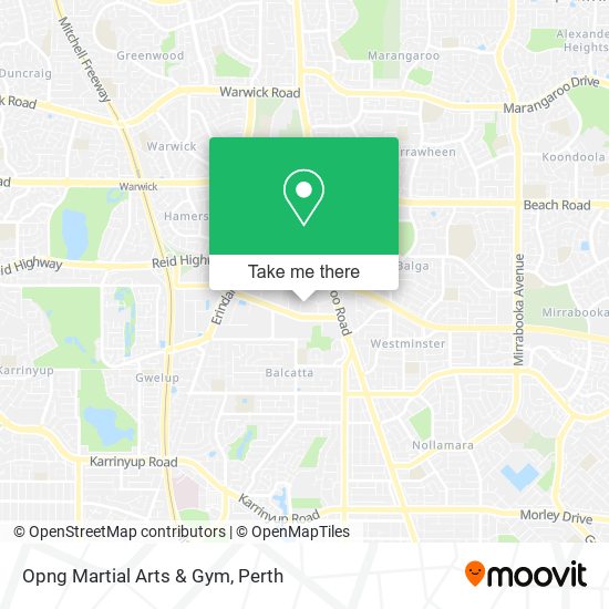 Opng Martial Arts & Gym map
