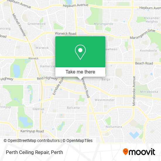 Mapa Perth Ceiling Repair