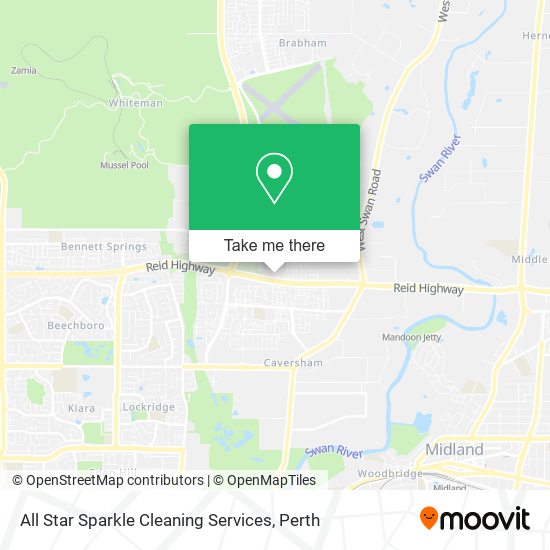 Mapa All Star Sparkle Cleaning Services