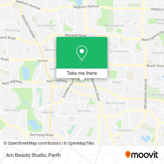 Am Beauty Studio map