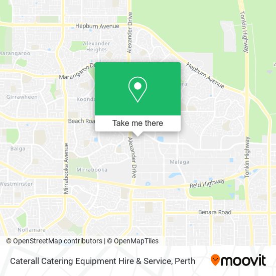 Caterall Catering Equipment Hire & Service map