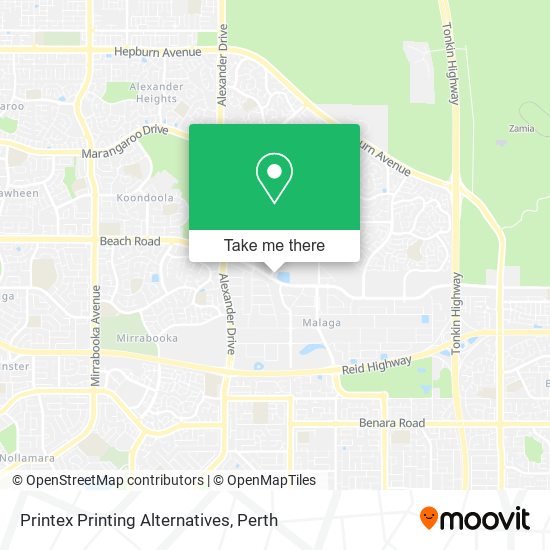 Printex Printing Alternatives map