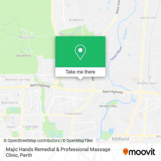 Majic Hands Remedial & Professional Massage Clinic map