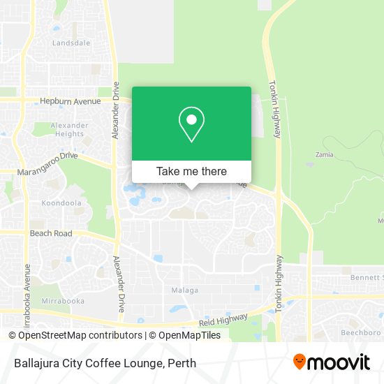 Ballajura City Coffee Lounge map