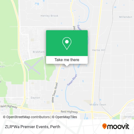 ZLR*Wa Premier Events map