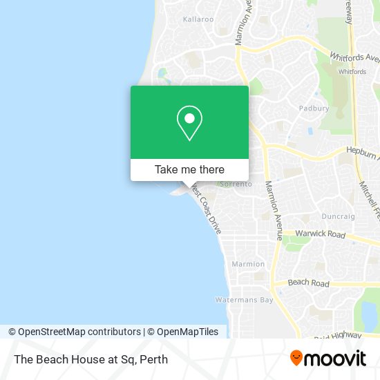 The Beach House at Sq map