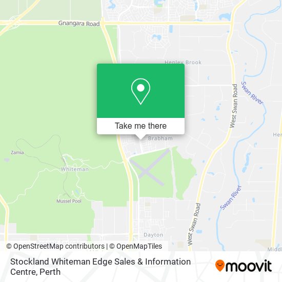 Stockland Whiteman Edge Sales & Information Centre map